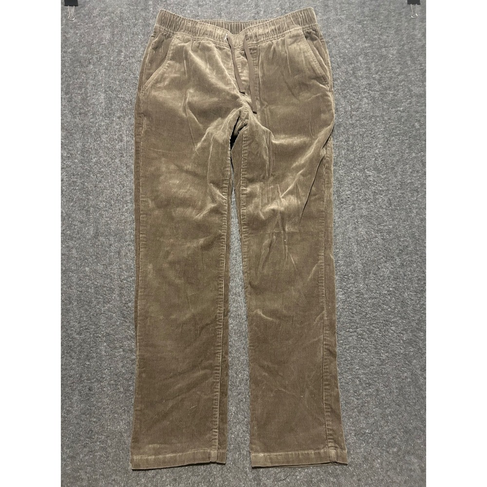 Katin pipeline corduroy pants mens brown cotton stretch medium casual